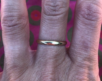 9ct Gold 2.5mm Half-Round Band