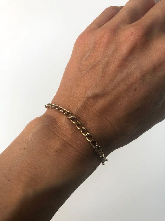 9ct Solid Gold Charm Bracelet - image 9