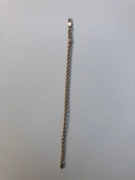 9ct Solid Gold Charm Bracelet - image 10