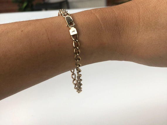 9ct Solid Gold Charm Bracelet - image 5