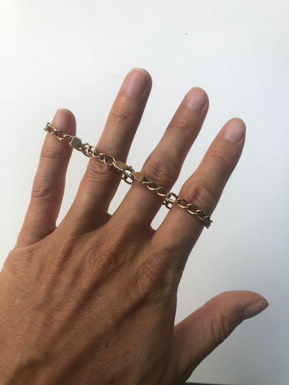 9ct Solid Gold Charm Bracelet - image 2