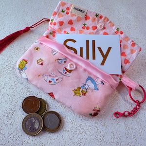 Portefeuille rose Porte-cartes de crédit Cadeau fait main pour adolescent Monnaie Cadeau de Noël pour chaussures de Sinterklaas
