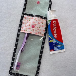 trousse de toilette trousse de maquillage trousse de voyage, petite trousse de vacances en avion ou sac à main imperméable usage quotidien fait main lavable mode