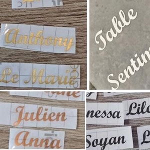 Stickers prénoms - Autocollant prénoms