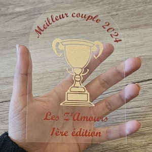 Réalise ton trophée - Stickers personnalisés - Pancarte personnalisée