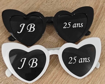 Personalisierte Geburtstagsbrille – Aufkleber oder Brille – personalisierte Aufkleber