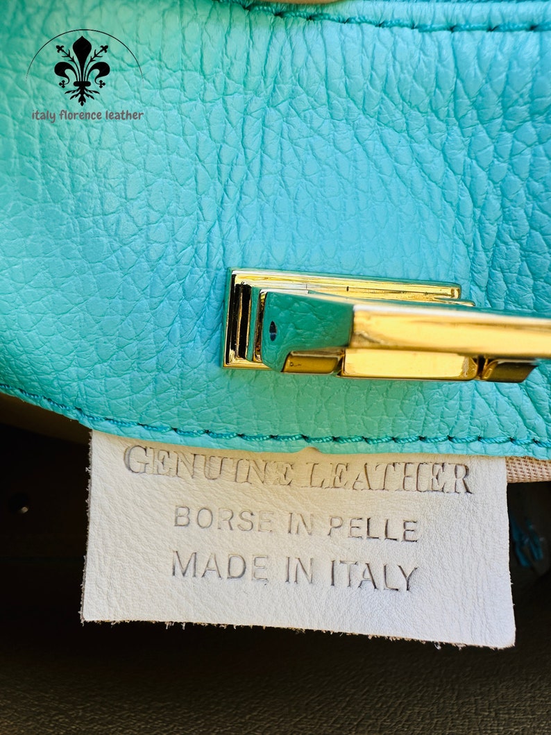 Sac à main en cuir artisanal italien authentique pour femme//sac à main Florence//élégant tous les jours avec un sac en cuir//fabriqué en Italie image 8