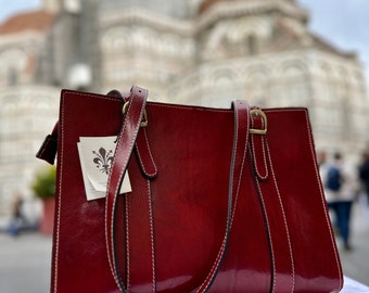 bolso de cuero, bolso de cuero hecho a mano, bolso de mano, bolso de cuero de mujer, bolso de cuero elegante, bolso hecho en Italia, bolso de mensajero, bolso cruzado
