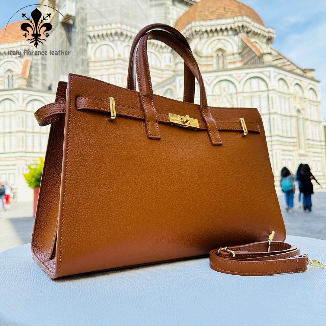 Authentic Italian Leather Women Handbag From Florence Elegant Ieather 