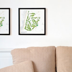 Dunas de Bandon, Bandon, Oregón, EE. UU. - Idea de regalo de golf, recuerdo de golf, impresión de arte mural en papel premium, regalo para él y para ella