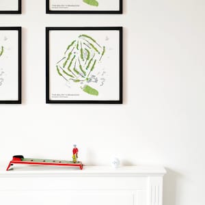 Der Belfry's Brabazon Golf Platz, Birmingham, Vereinigtes Königreich - Golf Geschenkidee, Golf Souvenir, Wand Kunst Druck auf Premium Papier