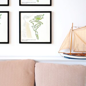 Royal Liverpool Golf Club, Hoylake, Reino Unido - Idea de regalo de golf, recuerdo de golf, impresión de arte mural en papel premium, regalo para golfistas