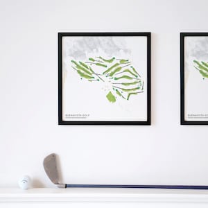 Buenavista Golf, Tenerife, Islas Canarias, España - Idea de regalo de golf, recuerdo de golf, póster artístico de pared, impreso en papel premium