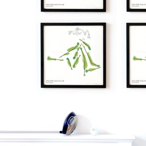 Dolder Golfclub, Zurich, Suiza- Arte de pared de golf, impreso en papel premium, idea de regalo de golf, recuerdo de golf