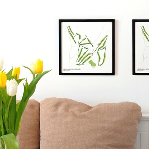 Finnland: Helsingin Golfklubi, Helsingin, Finnland - Golf Club Golf Kunstdruck, Kunstdruck, Golf Souvenir, Golf Geschenk