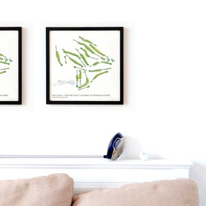 William J. Devine Golf Course al Franklin Park, Boston, USA - Poster da golf, idea regalo da golf, souvenir da golf