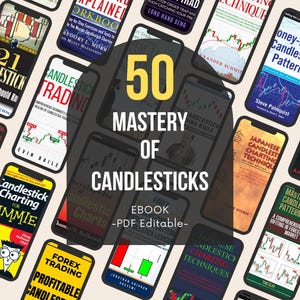50 Mastery Candlesticks Ebook | Forex Candlestick Patterns Mastery Ebook Forex Trading Guide: Technical Analysis, Stock Market & Candlestick