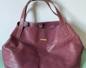 Max Mara Vintage Leather Tote