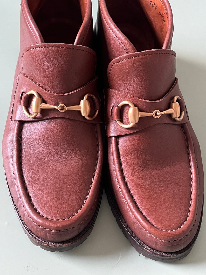 Gucci Horsebit Loafer Boots size EU 37 US7 UK 4 zdjęcie 8