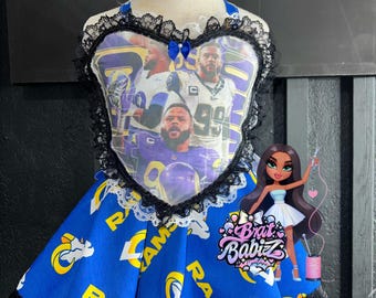 Custom Football Team Girls Dress