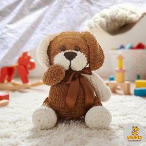 DIY stuffed Cavalier dog amigurumi crochet pattern PDF, no sew snuggler buddy plush tutorial for beginners, cute and easy crochet toy project, handmade Cavalier dog ornament for nursery decor and home styling, kawaii plush dog design, digital download crochet instructions, soft cuddle amigurumi toy, gift idea for baby shower, kids room decor, beginner crochet pattern