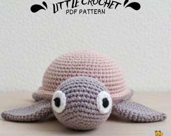 Sea Turtle Amigurumi Crochet Pattern: Stuffed Plush Toy (PDF Pattern)