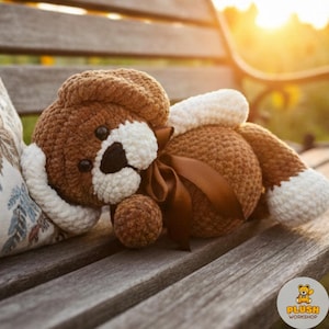 Easy beginner Cavalier dog amigurumi crochet pattern, handmade snuggler buddy plush toy tutorial PDF, no sew cute Cavalier dog design, stuffed animal ornament for nursery and home decor, kawaii crochet dog plush, step by step beginner friendly instructions, digital download pattern for amigurumi lovers, soft cuddle toy project, unique handmade gift idea for crochet beginners