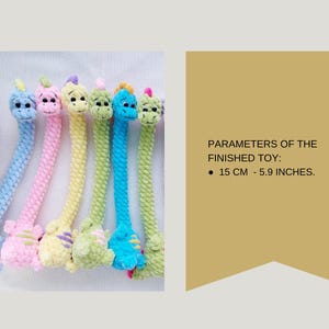 Plush Amigurumi Brachiosaurus Crochet Toy Pattern pdf