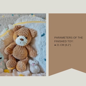 Stuffed Plush Teddy Bear Amigurumi Crochet Toy Pattern Pdf