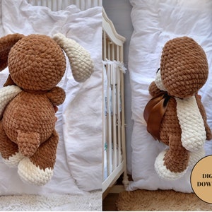 Stuffed dog amigurumi crochet animal toy pattern pdf