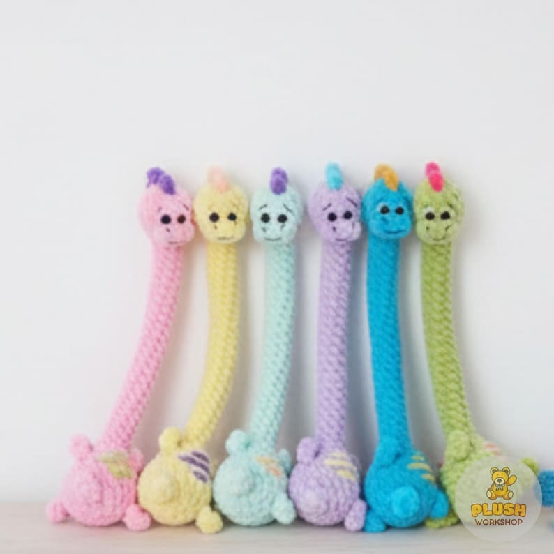 DIY stuffed Brachiosaurus amigurumi crochet pattern PDF, no sew snuggler buddy plush tutorial for beginners, cute and easy crochet toy project, handmade Brachiosaurus ornament for nursery decor and home styling, kawaii plush dinosaur design, digital download crochet instructions, soft cuddle amigurumi toy, gift idea for baby shower, kids room decor, beginner crochet pattern