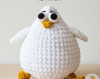 Baby Bird Crochet Pattern: Easy Amigurumi Plush Toy (PDF)