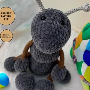 アミグルミ アリ かぎ針編み おもちゃ パターン PDF | ぬいぐるみ アミグルミ アリ 動物 かぎ針編み パターン PDF 保育園の装飾用