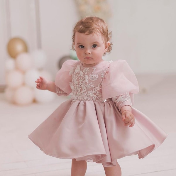 First Birthday Dress, 1st Birthday Dres , Baby girl birthday dress, Baby Girl dress Special Occasion