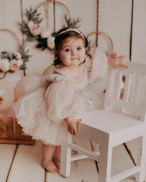 Baby Girl Dress Special Occasion First Birthday Dress 1st Birthday Dress Birthday Dress Girls Blush Dress Baby Girl Party Dress Etsy UK