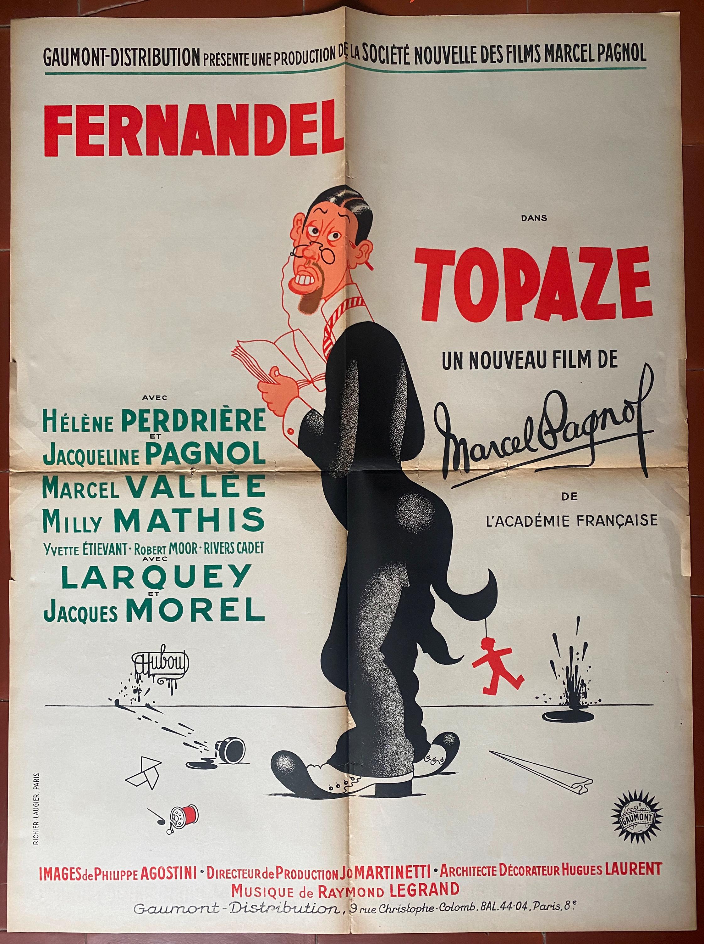 Affiche Film Vintage MARIUS, PAGNOL - Déco Murale Cinéma 60x80 Cm Sans Cadre | SUCCESS STORY