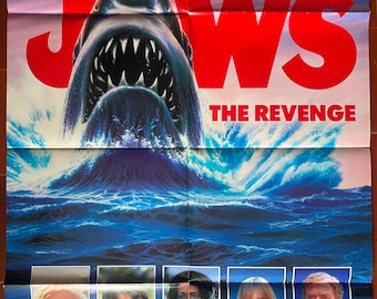 Original cinema poster JAWS 4 Jaws Karen Young Michael Caine 67x100cm 1987