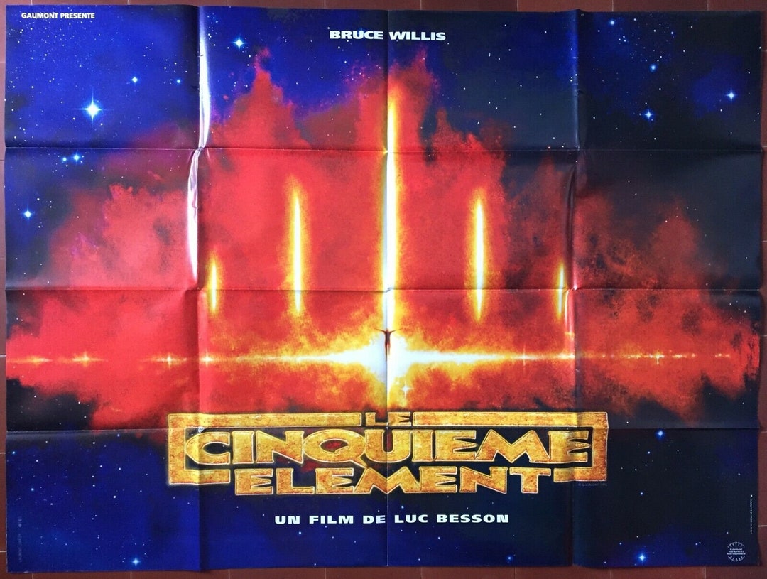 Original Cinema Poster THE FIFTH ELEMENT Fifth Element Luc Besson Bruce ...