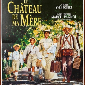Poster DAS CHATEAU MEINER MUTTER Jean Carmet Yves Robert Jean Rochefort 40x60cm 1990
