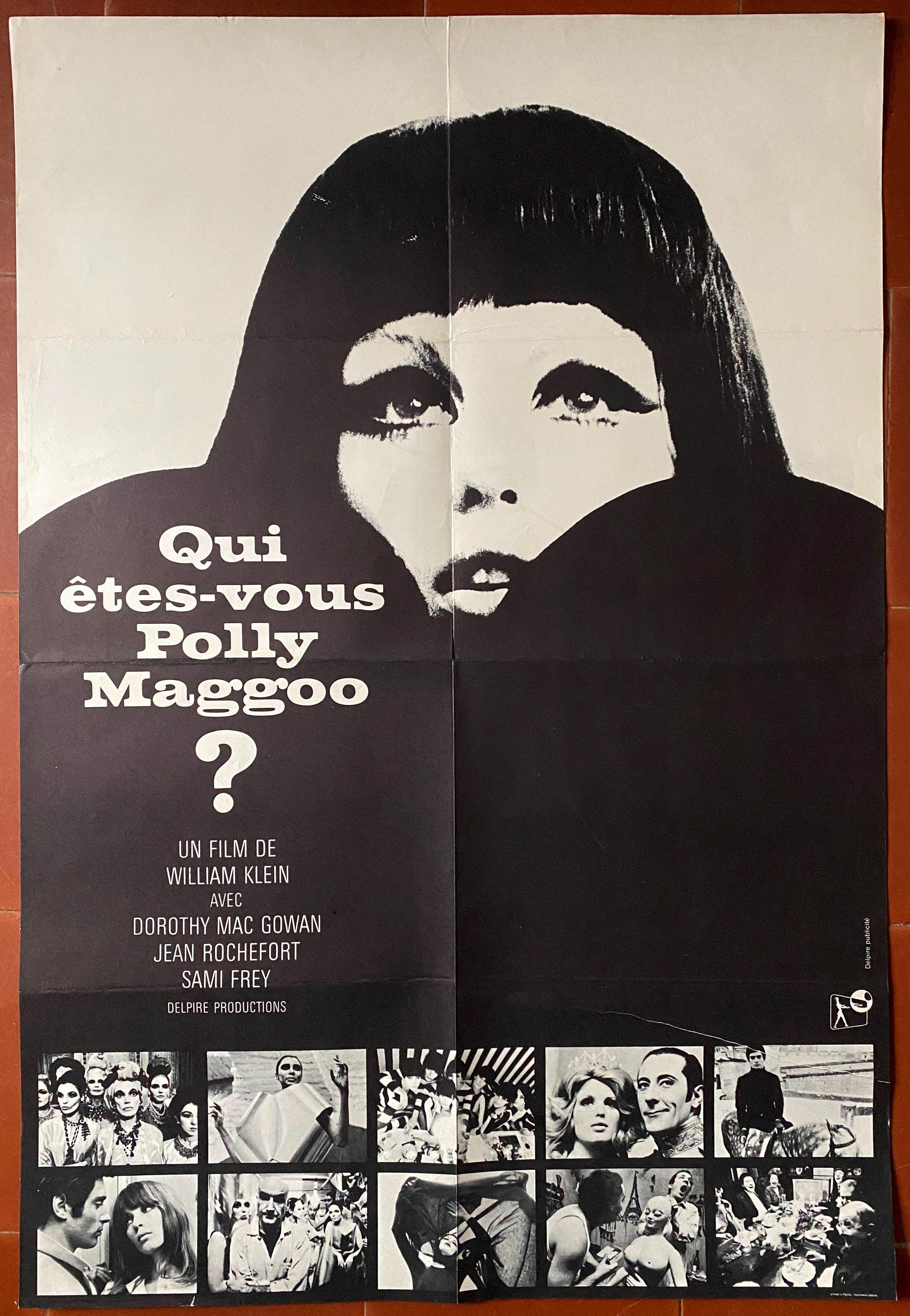 Original cinema poster WHO ARE YOU POLLY MAGGOO Dorothy McGowan William Klein 55x80cm 1966