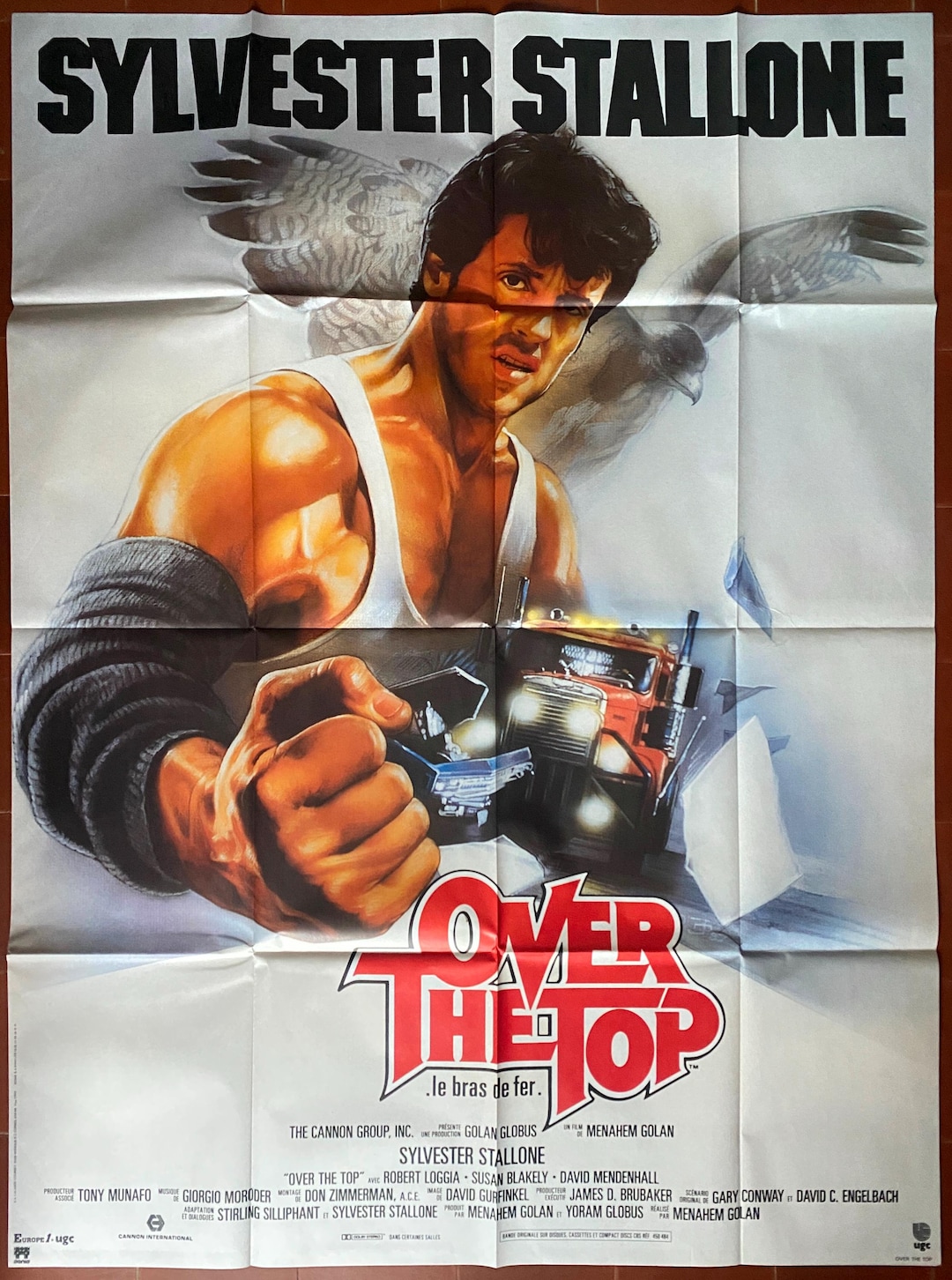Original Cinema Poster OVER THE TOP Sylvester Stallone Robert Loggia ...