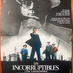 Original cinema poster THE UNTOUCHABLES Untouchables Brian de Palma Kevin Costner 40x60cm 1987