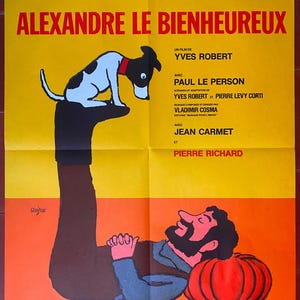 Kinoplakat ALEXANDRE DER SELIGE Philippe Noiret Savignac Yves Robert 60x80cm 70er Jahre