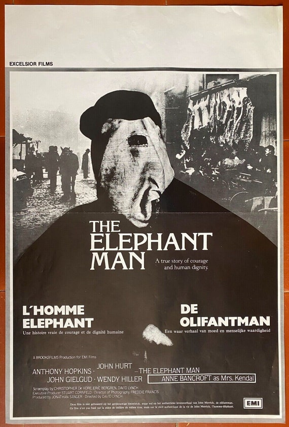 Original Cinema Poster ELEPHANT MAN Anthony Hopkins David Lynch