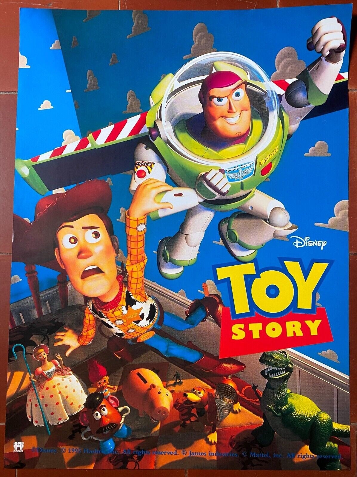 トイストーリー 映画ポスター UK版 ROLLED 1995年公開 正規品 トイストーリー 映画ポスター UK版 ROLLED 1995年公開 正規品 トイ