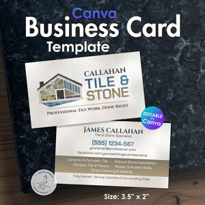 Tile Installer Business Cards - Etsy