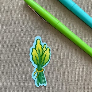 Sticker bouquet d'épinards