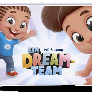 Personalisiertes Buch - Samuel und Zoë – Ein Dreamteam - Perfekt für geschwister, cousins und cousinen oder freunde - Hurra Helden