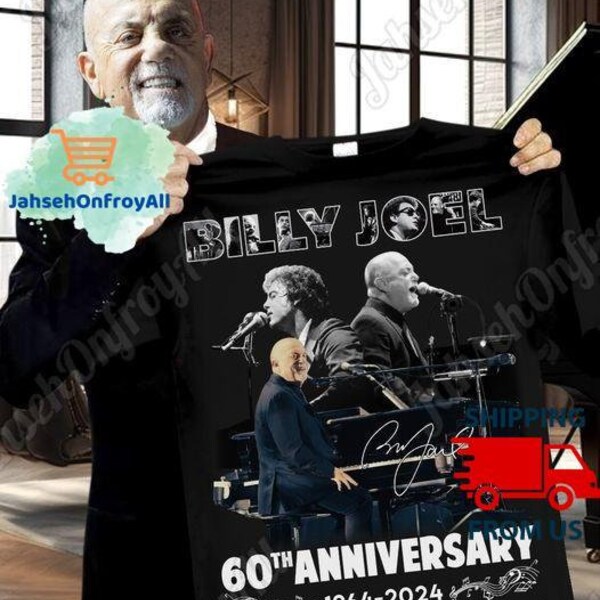 Billy Joel T-Shirt, Billy Joel Shirt, Billy Joel Vintage Shirt, Billy Joel Hoodie, Billy Joel Gift, Music Lover Gift, Music T-Shirt