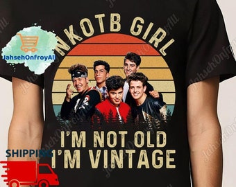 NKOTB Vintage Girl Shirt, New Kids On The Block T-shirt, Classic Rock Concert Shirt, NKOTB Concert Shirt, New Kids On The Block Shirt